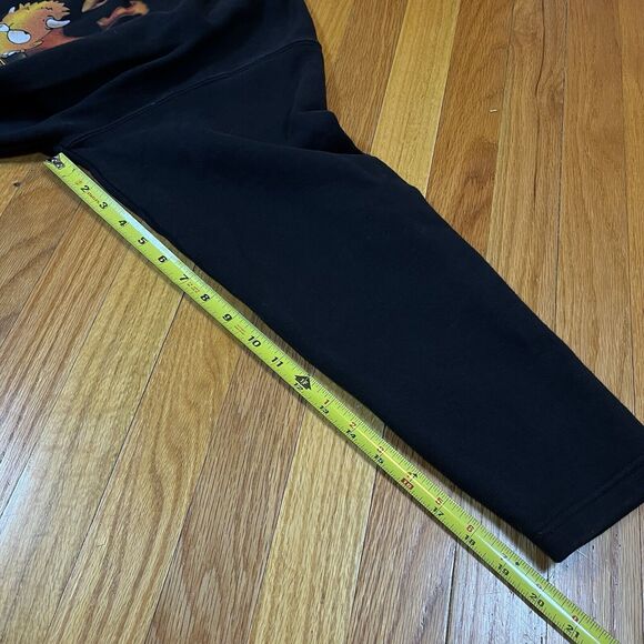 Vintage Bart Devil 90s Black XL Long Sleeve Crewneck Sweater Shirt The Simpsons - Picture 7 of 8